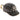 3.78 Carat Baseball Cap Black And White Diamond Pendant In Yellow Gold