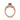 Side view of Square black diamond set in rose gold band with carved design and small white stones on both sides.