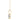 2 Carat Oval Shape 4 Prong Setting Lab Diamond Solitaire Pendant in Yellow Gold