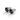 Angle View of 4 carat black diamond Solitaire stud earrings featuring round-cut stones in a 6-prong setting in white gold
