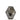0.85 Carat Hexagon Cut Salt and Pepper Diamond