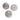 3 Carat Gray Diamond Faceted Beads Lot