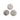 3 Carat Gray Diamond Faceted Beads Lot