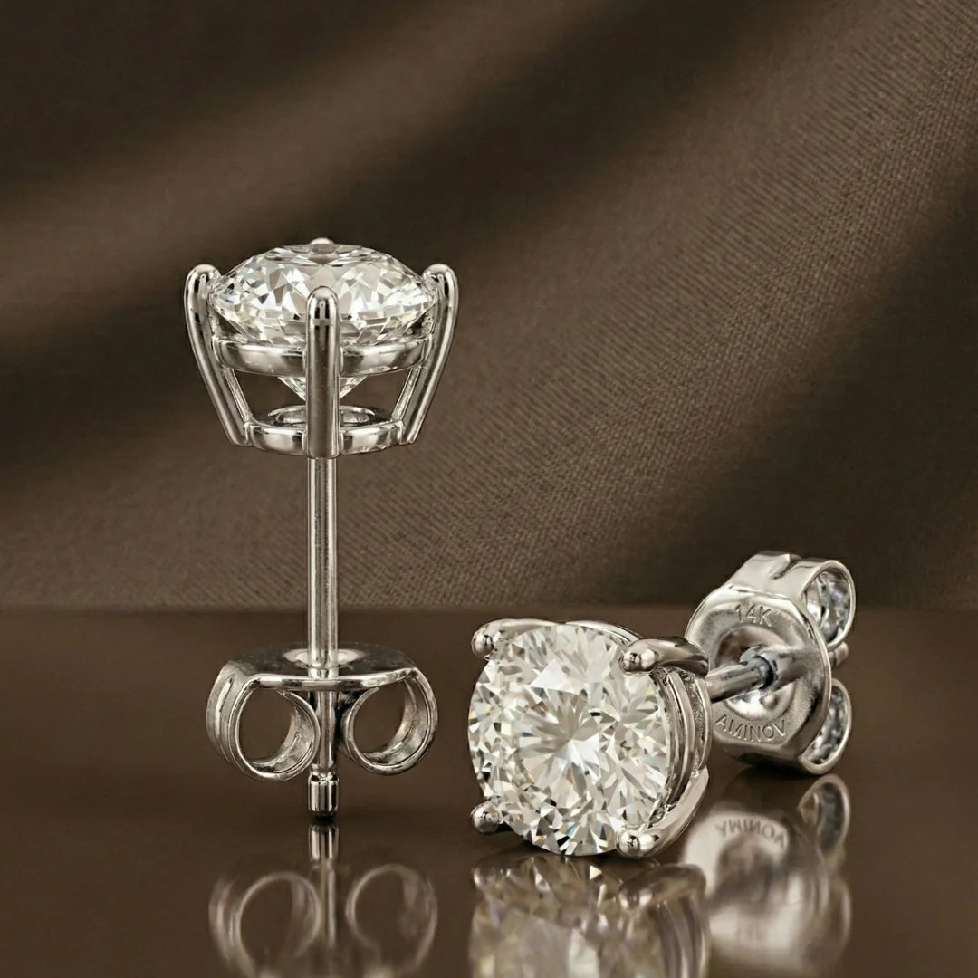 Lab Grown Diamond Stud Earrings