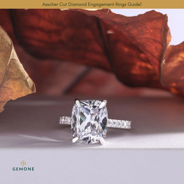 Asscher Cut Diamond Engagement Rings Guide!