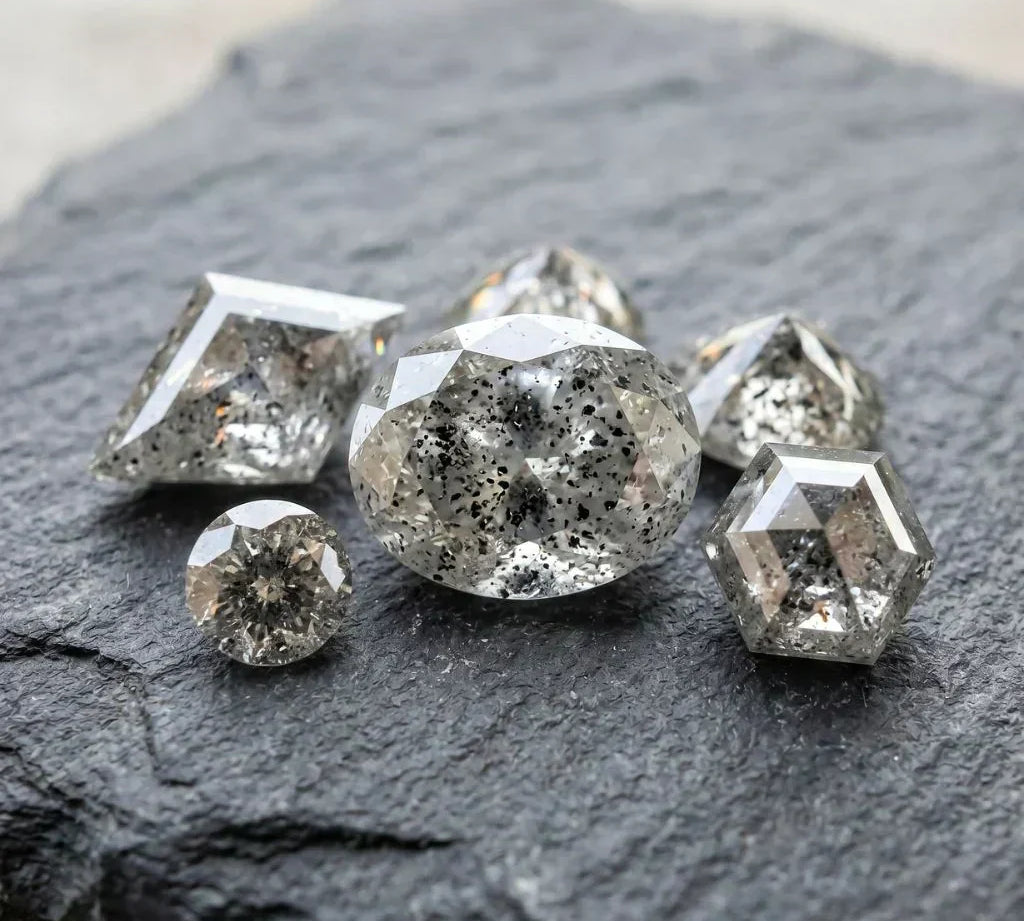 Best Cuts And Shapes For Salt And Pepper Diamond Jewelry