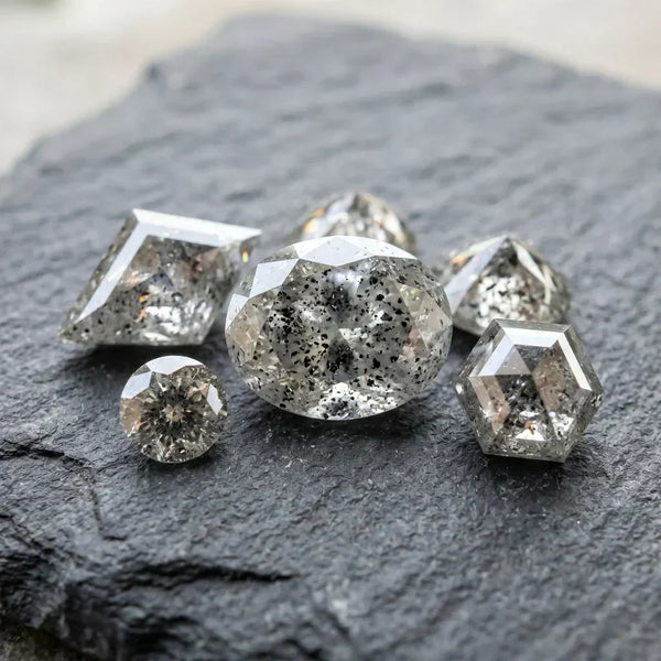 Best Cuts And Shapes For Salt And Pepper Diamond Jewelry