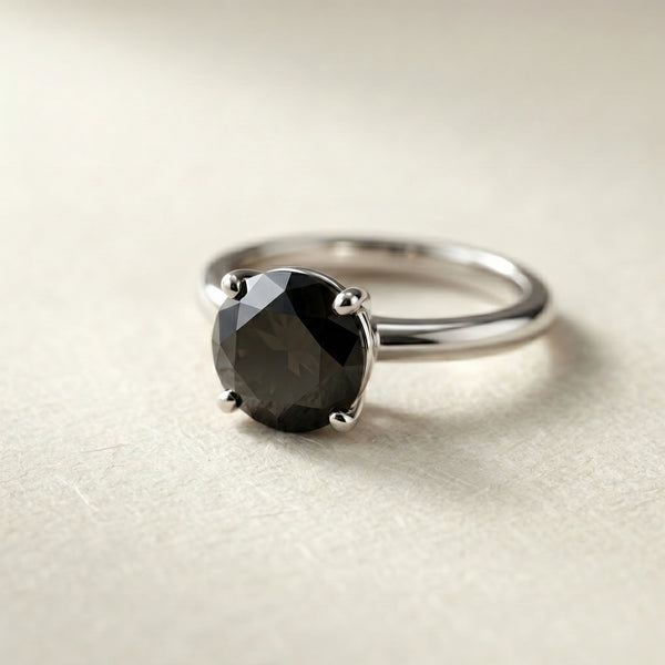 Black Diamond Solitaire Ring: The Complete Guide to Styles, Meaning & Metal Choices