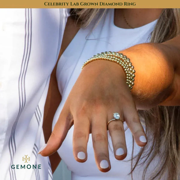 Celebrity Lab Grown Diamond Ring