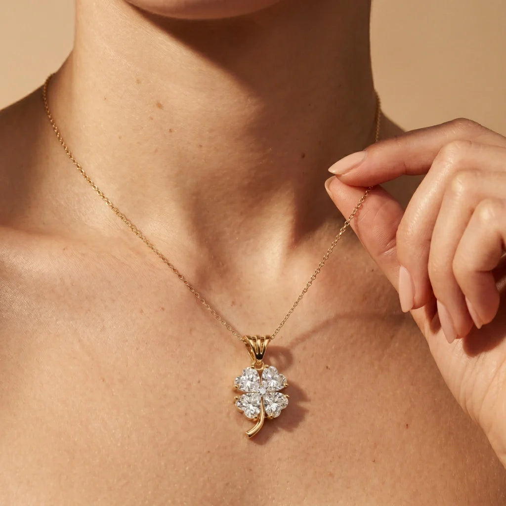 Heart Diamond Pendant Necklace For Daily Wear