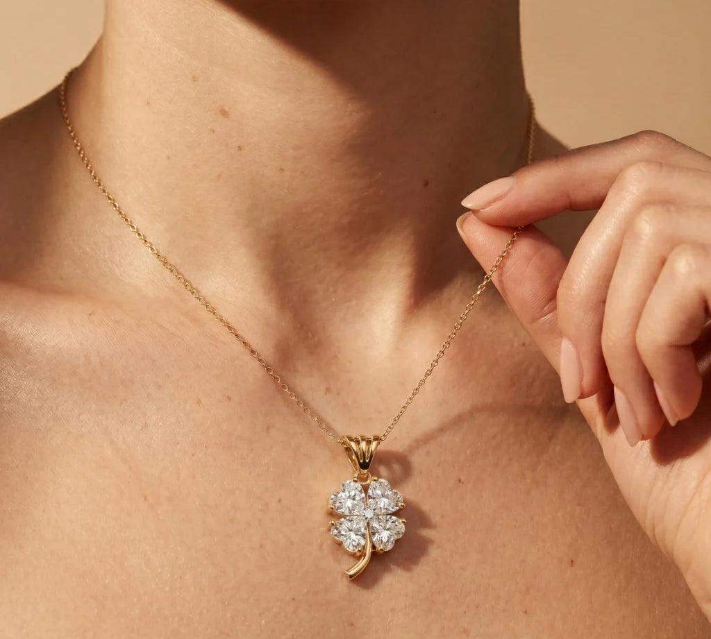 Heart Diamond Pendant Necklace For Daily Wear
