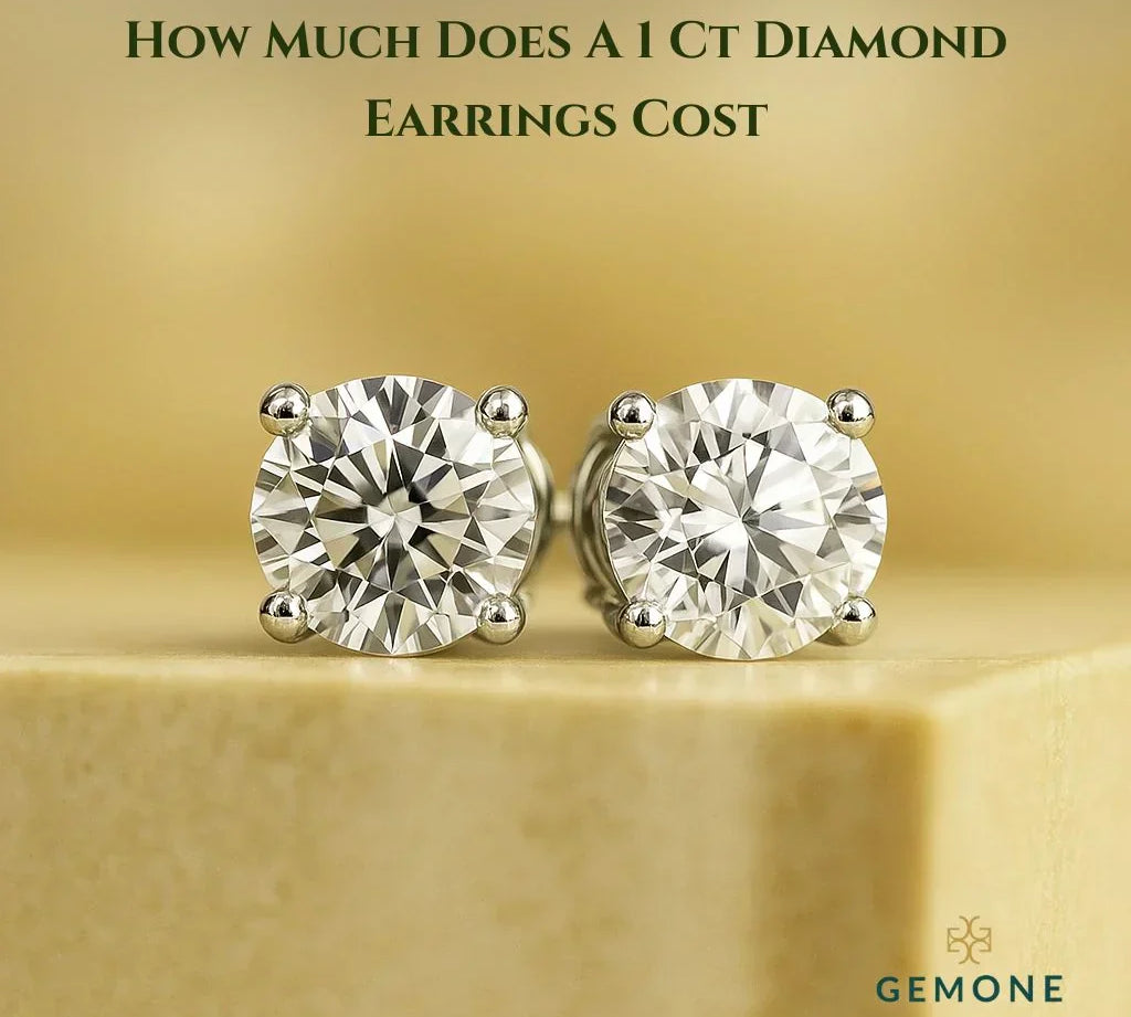 How Much Does A 1 Ct Diamond Earrings Cost