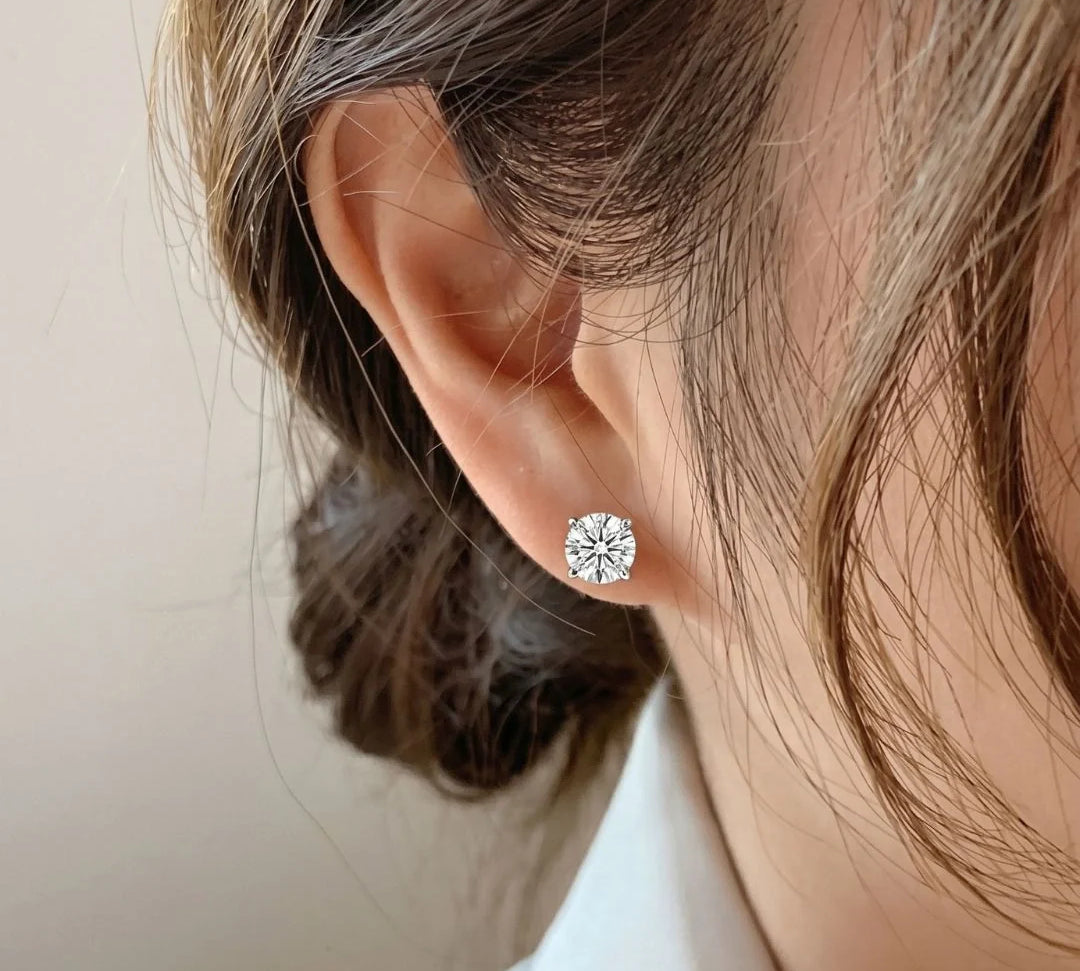 Diamond Stud Earrings
