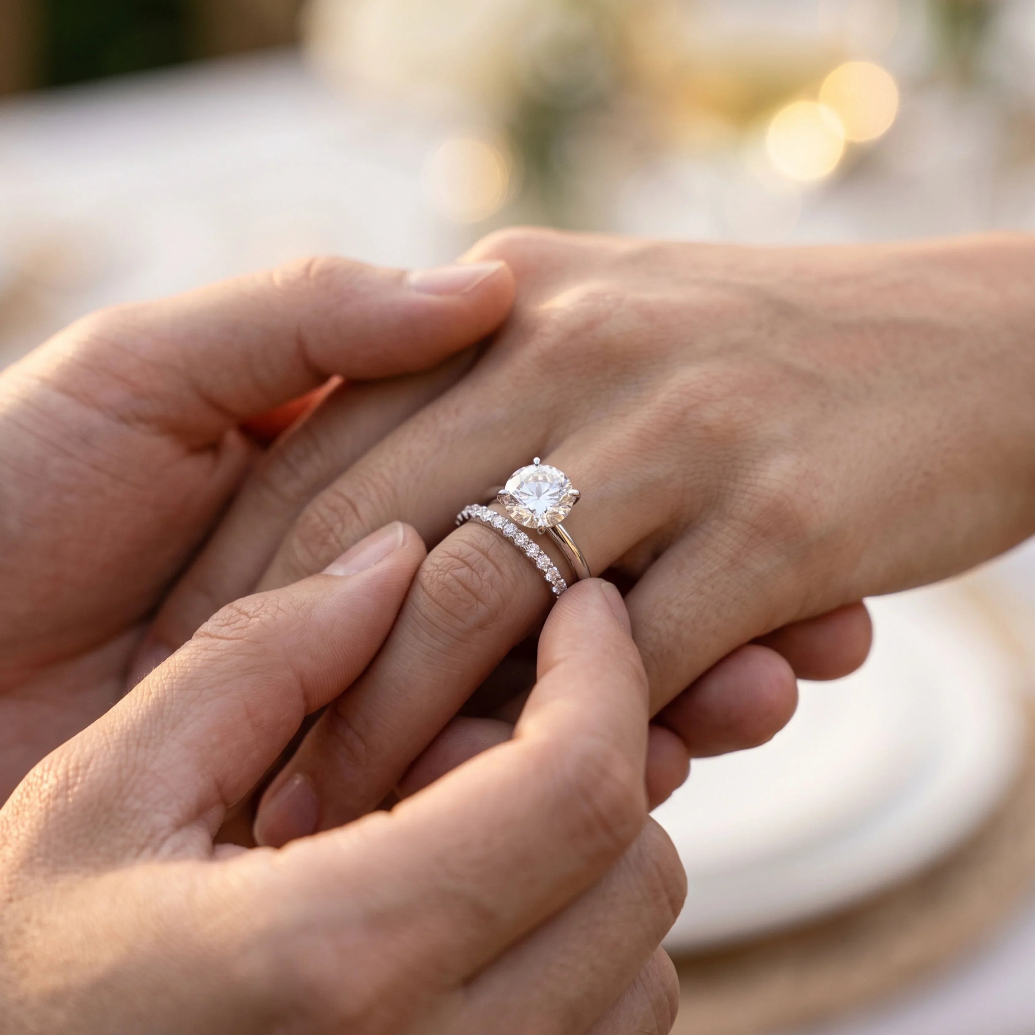 Lab Diamond Wedding Ring