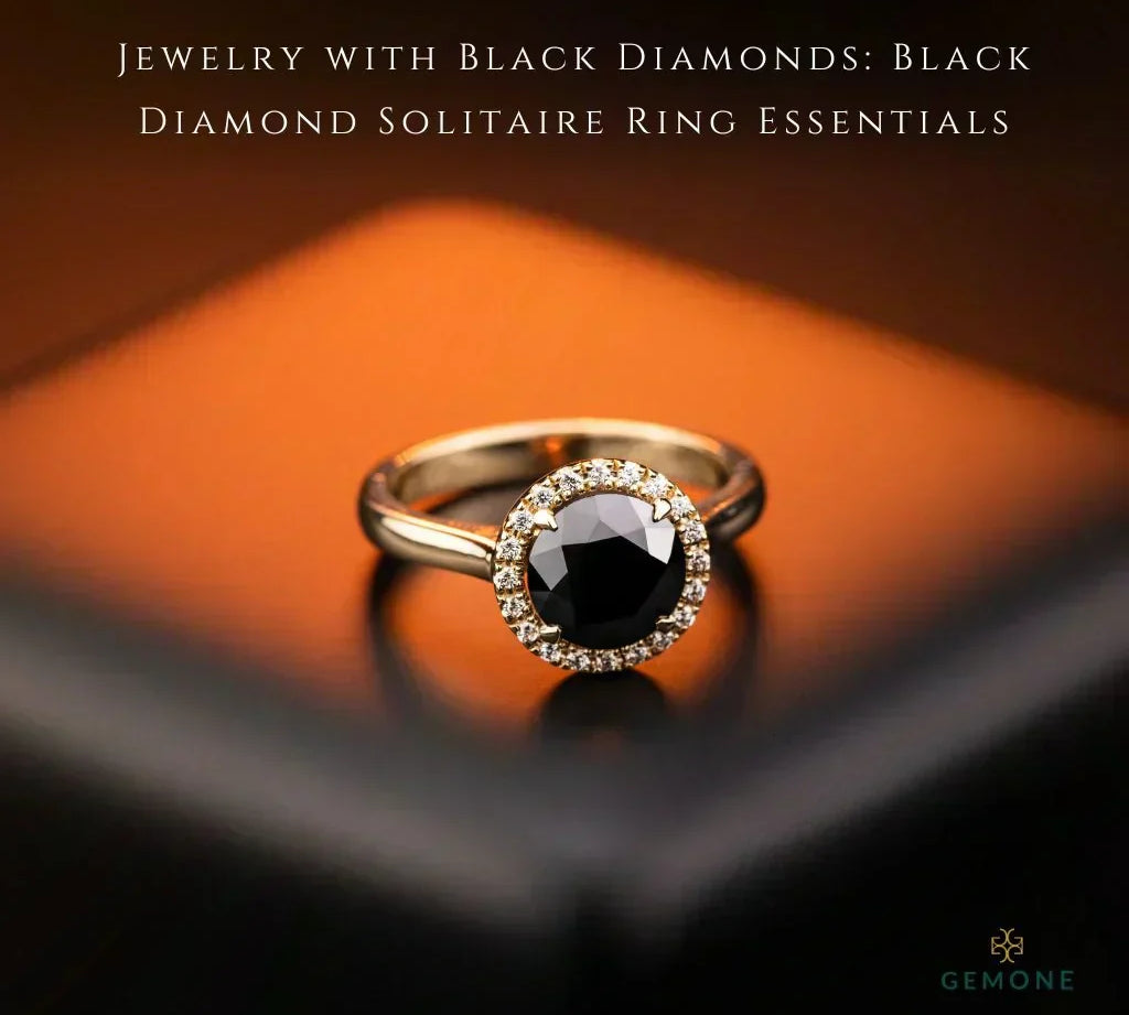Jewelry With Black Diamonds. Black Diamond Solitaire Ring Essentials