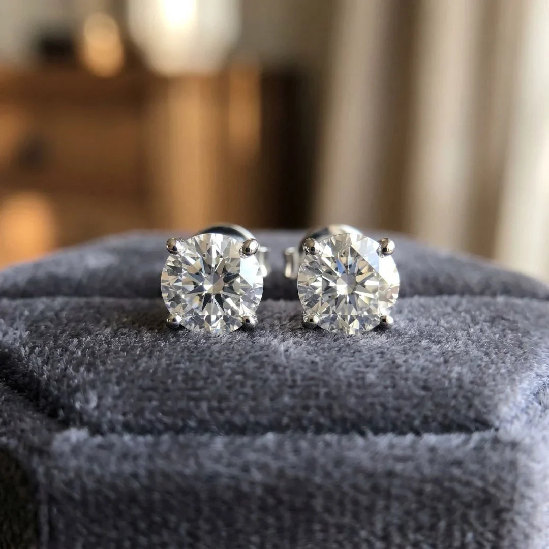 Lab-Grown Diamond Stud Earrings Guide