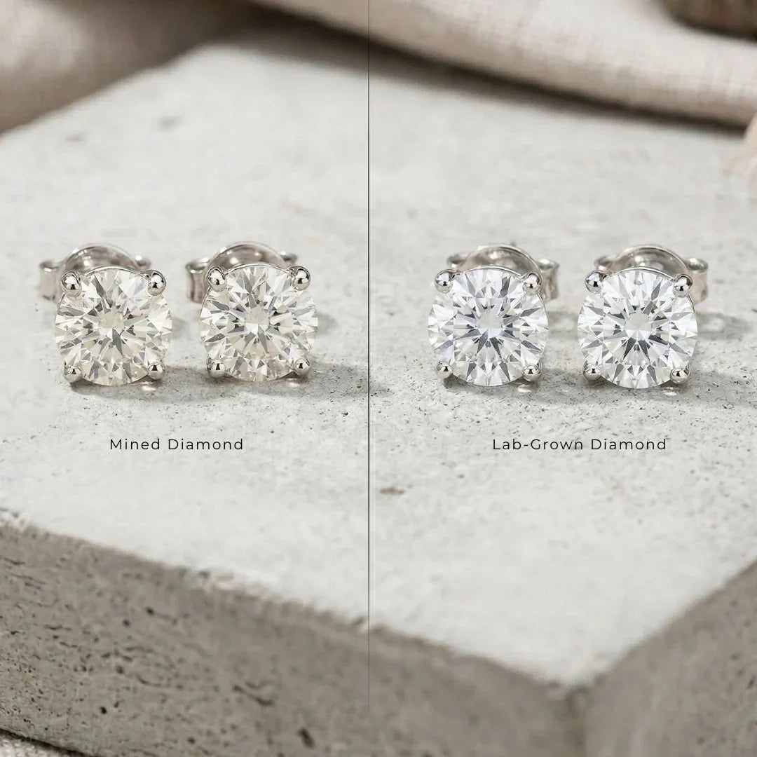 Lab-Grown vs Mined Diamond Studs: What Bristol Buyers Should Know