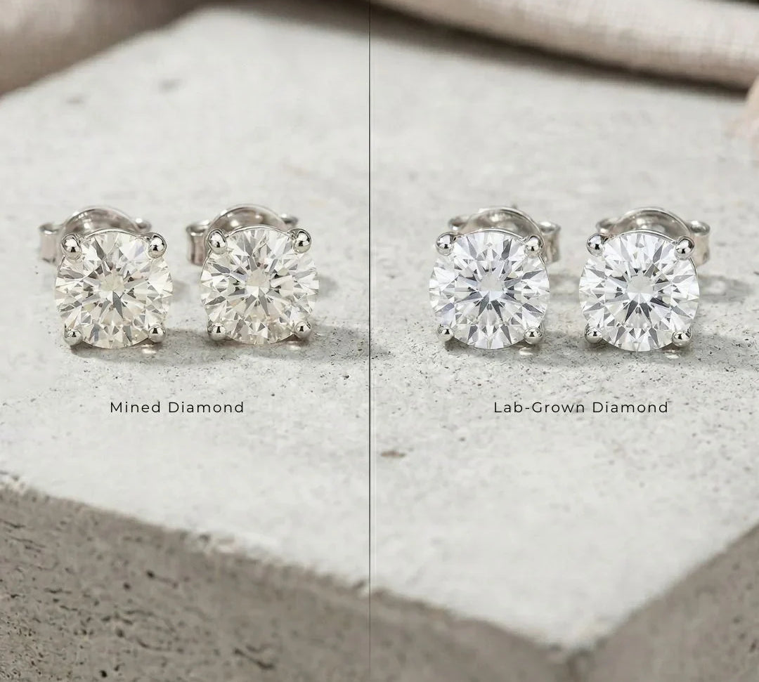 Lab-Grown vs Mined Diamond Studs: What Bristol Buyers Should Know