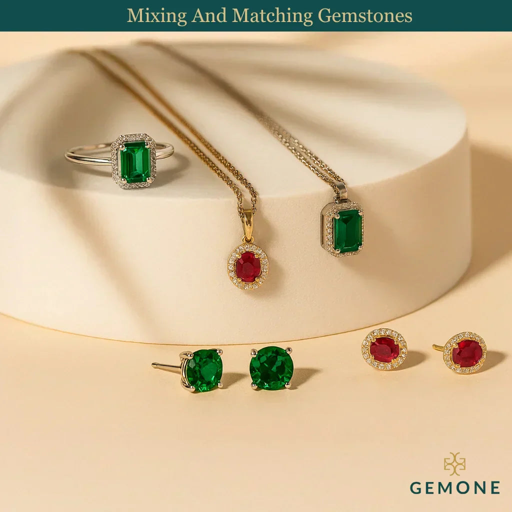 Mixing And Matching Gemstones With Diamonds
