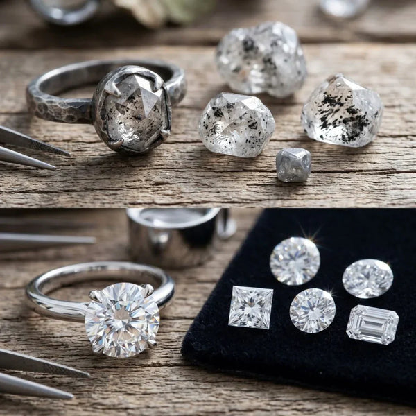 Salt And Pepper Diamonds Vs Traditional Diamonds