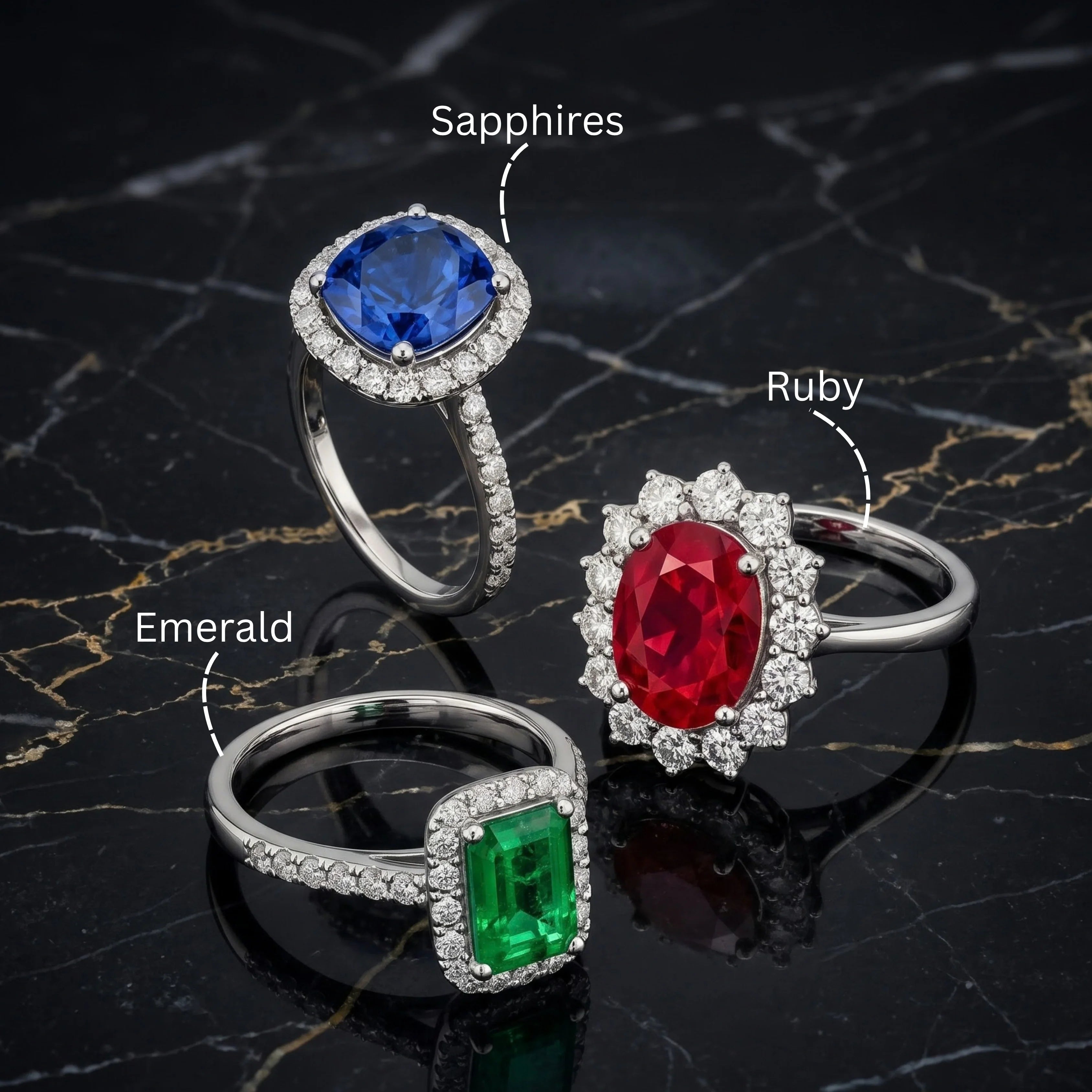 Sapphires Vs. Emerald Vs. Ruby: Choosing The Perfect Gemstone