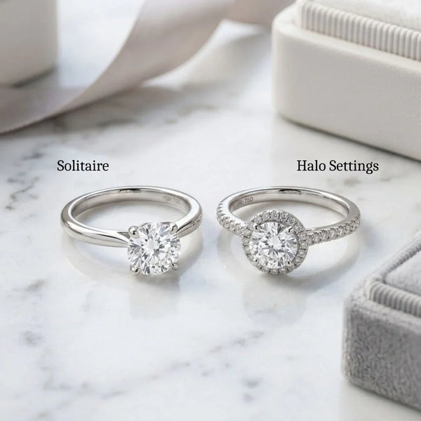 Solitaire Vs. Halo Settings: Finding The Perfect Style For Your Diamond Shape