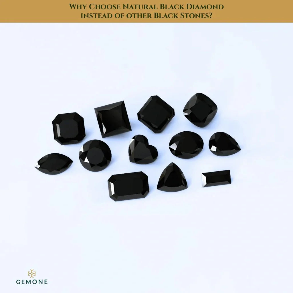 Why Choose Natural Black Diamond instead of other Black Stones?
