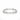0.25 Ct Round Cut Floating Diamond Half Eternity Band In White Gold