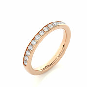 0.40 Carat Channel Setting Diamond Half Eternity Band