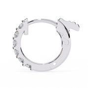 0.40 Ct Diamond Huggie Hoop Earrings for Women