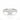 0.50 Ct Solitaire Princess Cut Diamond Engagement Ring In White Gold