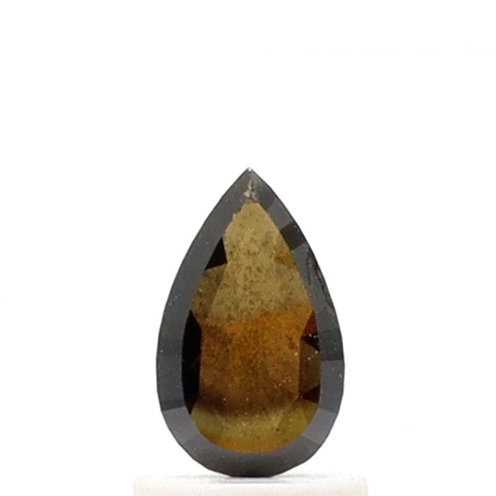 0.50 Carat Pear Cut Salt and Pepper Diamond