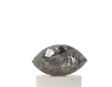 0.74 Carat Marquise Shape Salt and Pepper Diamond
