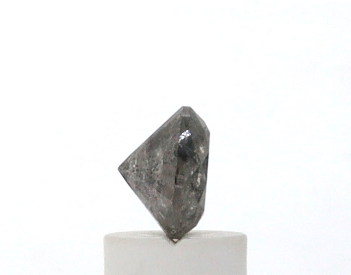 0.78 Carat Round Cut Salt & Pepper Diamond
