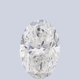 0.79 Carat Oval Man Made Diamond