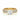 1.15 Ct Round Shaped Three Row Pave Diamond Engagement Ring In Yellow Gold