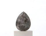 0.83 Carat Pear Shape Salt and Pepper Diamond