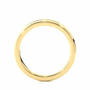 1.04 Carat Channel Setting Diamond Half Eternity Band In Yellow Gold