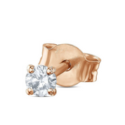 1 Carat Round Shaped Solitaire Diamond Studs Earrings Lab Diamond