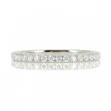 0.80 Carat Round Shape Channel Setting Diamond Eternity Ring In Yellow Gold