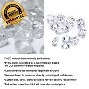 1 Carat VVS1/2 Clarity & G/H Color Tiny Diamonds