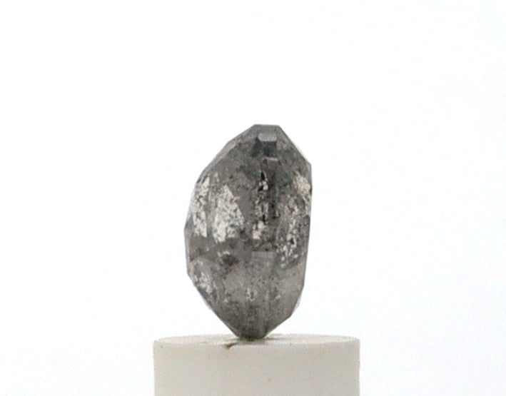 1.01 Carat Oval Shape Salt & Pepper Diamond