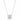 1 Carat Round Solitaire 4 Prong Diamond Pendant & Chain In White Gold