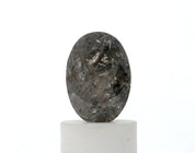 1.05 Carat Oval Cut Salt and Pepper Diamond