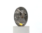 1.05 Carat Oval Cut Salt and Pepper Diamond