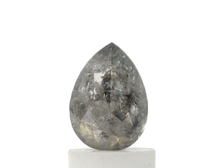 1.07 Carat Pear Shape Salt & Pepper Diamond