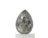 1.07 Carat Pear Shape Salt & Pepper Diamond