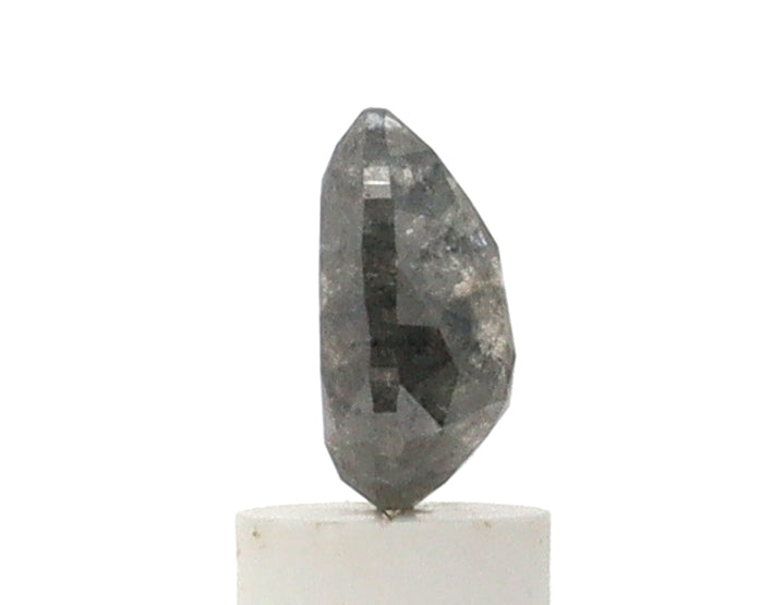 1.19 Carat Pear Shape Salt and Pepper Diamond