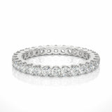 1.20 Ct Round Cut Prong Setting Diamond Wedding Band