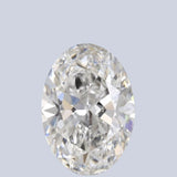 1.43 Carat Oval Cut Synthetic Diamond